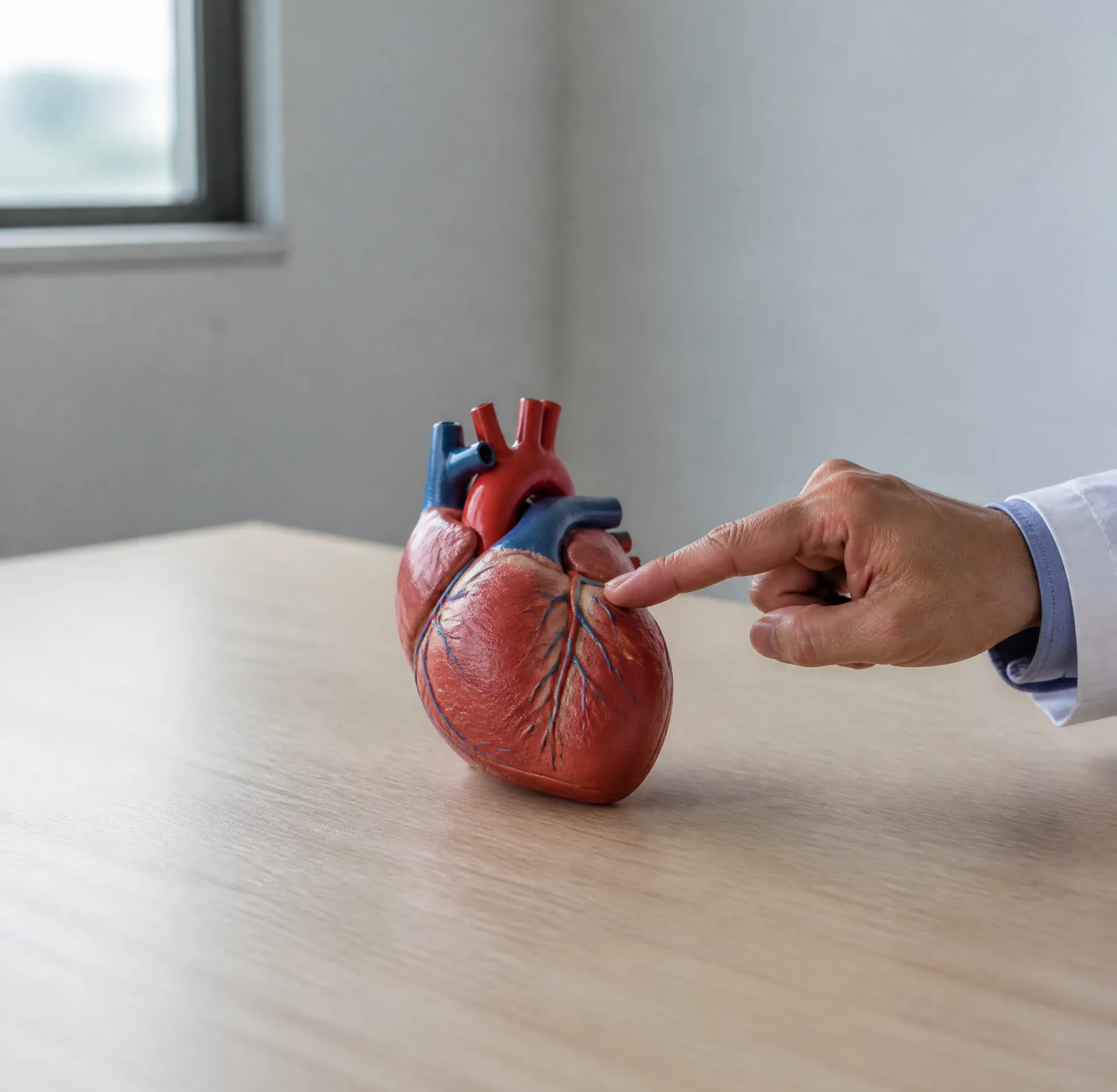 Esquema del corazón usado para explicar los distintos tipos de problema cardíaco