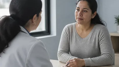 Cardiólogo fijando con un paciente las metas de su tratamiento cardiovascular