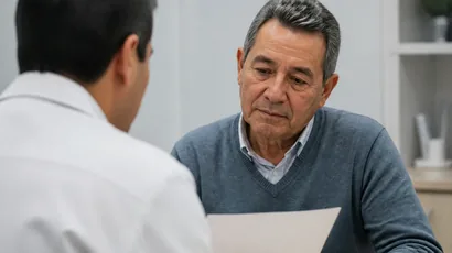 Cardiólogo explicando a un paciente el registro de su ritmo cardíaco